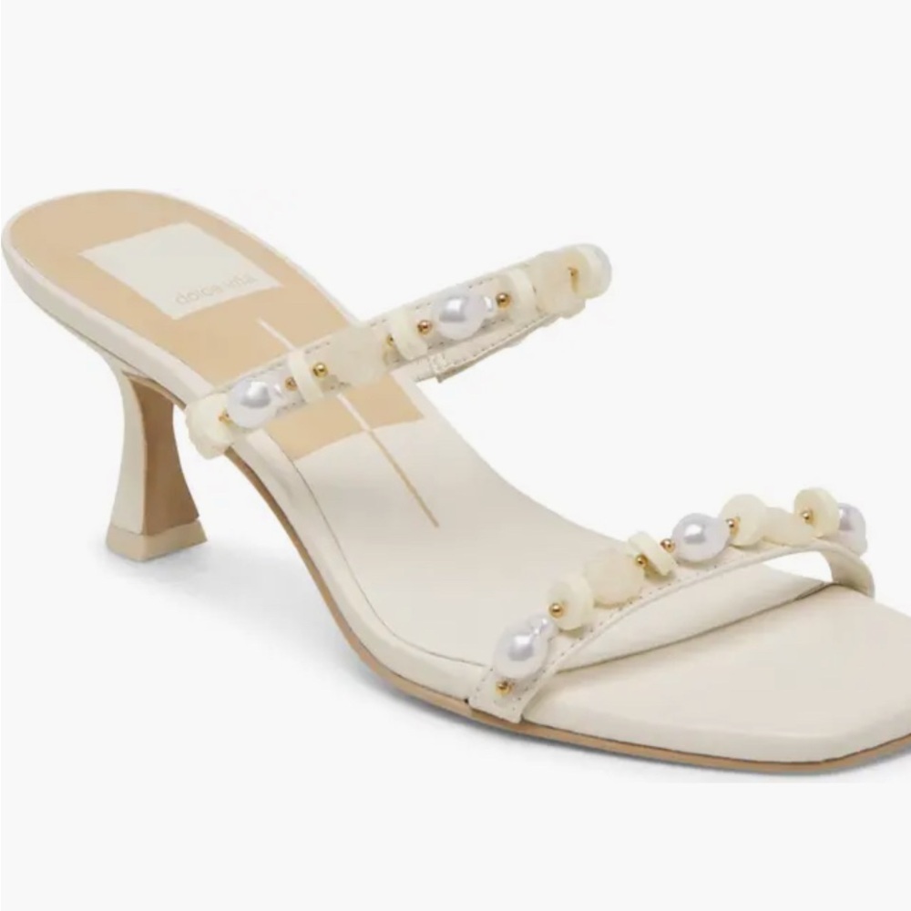 Dolce Vita Grason Bead & Faux Pearl Sandal size 9